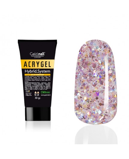 Acrygel Glass paillettes 30gr.